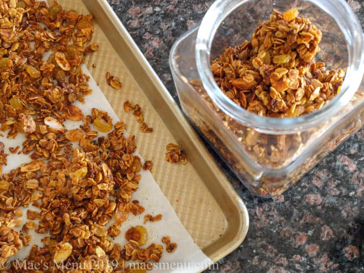 Crunchy Turmeric Granola Recipe Mae's Menu