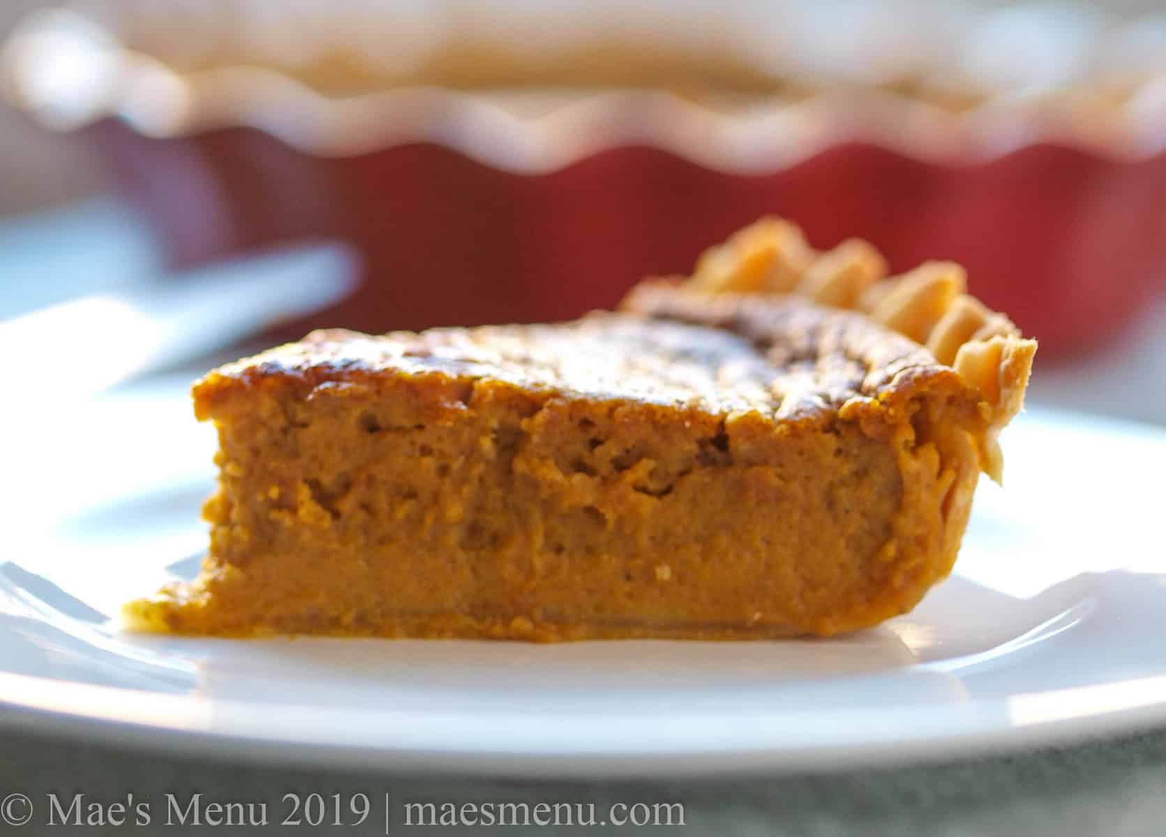Pumpkin pie without evaporated milk (gluten-free & dairy-free!)