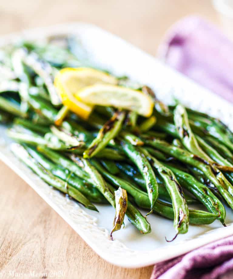 Blistered Green Beans - Mae's Menu