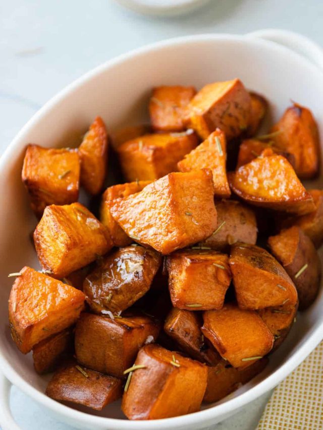 Caramelized Dutch Oven Sweet Potatoes