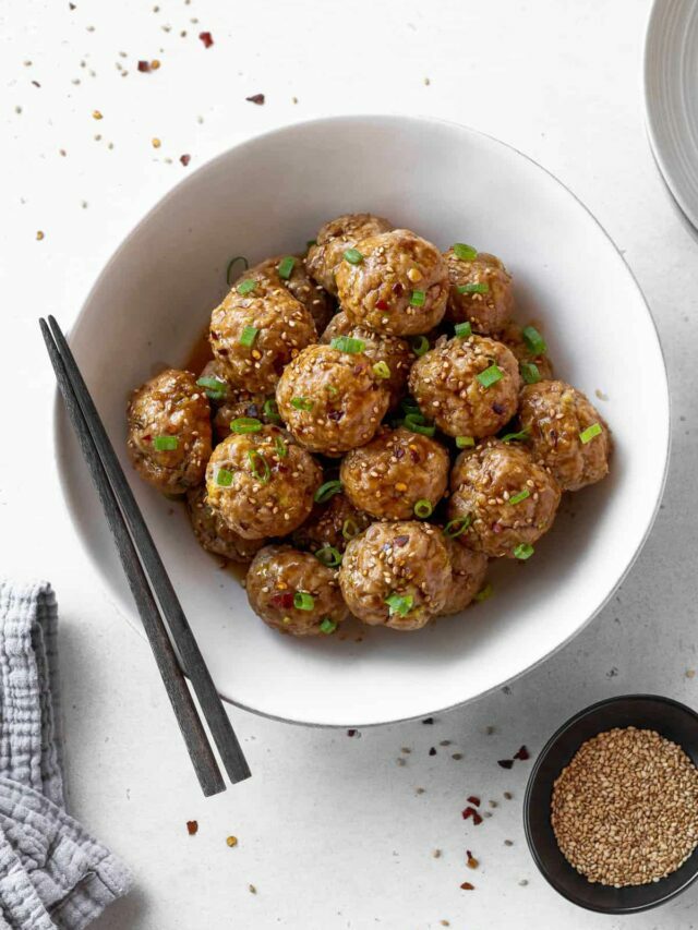 Asian Cocktail Meatballs